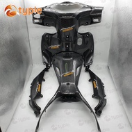 2019 เวฟ110i ชุด5ชิ้น WAVE110i 2019-2020 เคฟล่าร์ เคฟล่า 5D อะไหล่แต่งเวฟ110i 1.หน้ากากหลัง 2.คอกุญแ