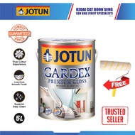 Jotun Gardex Premium Gloss 5L White Oil Based Wood &amp; Metal CAT BESI/MINYAK