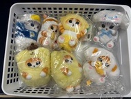 Mofusand 日版公仔 Sanrio 7隻共$500 布甸狗 玉桂狗 CK鼠 鴨 全新有牌