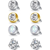 MODRSA 14g 16g Replacement Balls for Piercings Septum Ring Balls Belly Button Rings Nipple Tongue Ri