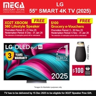 LG OLED55C5PSA 55" OLED EVO 4K C5 SMART TV | Free WMT | Free $100 Vouchers & XO2T (Random Col) By LG