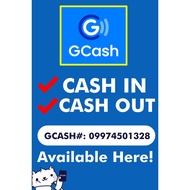 GCASH TARPAULIIN CASH IN CASH OUT