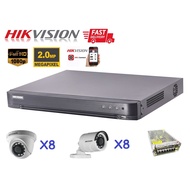 HIK HIKVISION 16-CHANNEL HD 1080P 2.0MP CCTV 16CH DVR + Camera