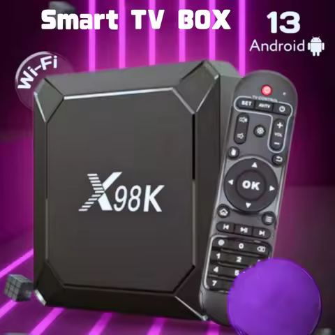 Original X98K TV Box Android13 RK3528 Quad-Core USB BT AV1 3D 2.4G&5G Wifi6 4K HDR Media Player Smar