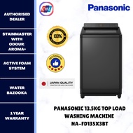 PANASONIC 13.5KG TOP LOAD WASHING MACHINE NA-FD135X3BT - PANASONIC WARRANTY MALAYSIA