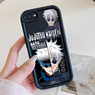 Casing Hp untuk OPPO A5 A3s A12E Reaper C1 Realme 2 Hp Case Casing pattern Men white hair Kasing HP 