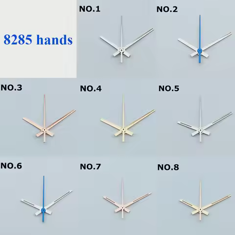 watch hands 8285 hands blue grren C3 luminous hands watch parts for miyota 8285 movement watch acces