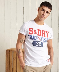 Superdry Lightweight Track &amp; Field Graphic T-Shirt