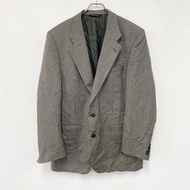 Burberry 訂製夾克/西裝外套，千鳥格紋，棕色，古著。