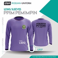 Baju Purple Perempuan Lengan Panjang Tshirt Persatuan Puteri Islam Pemimpin Long Sleeve Ridzuan Unifrom Shirt Full Sublimation Jersey Murah Viral Plus Size for Men Women