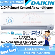 [Installation] Daikin 2.0hp (FTV50PB) R32 Smart Control Non-Inverter Air conditioner