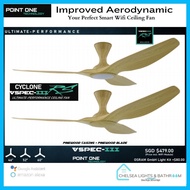 PO ECO FAN CYCLONE VSPEC-III RS SMART WIFI Ceiling FAN EC Motor 46/52/60in LED Dimmer (10years LOCAL