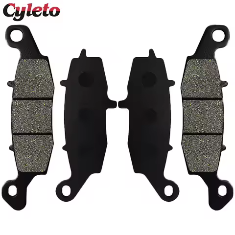 Cyleto Motorcycle Parts Front and Rear Brake Pads for Kawasaki Vulcan VN 800 900 1500 Drifter Classi