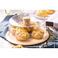 Cake Tray Transparent Cover Wooden 421w 420w 420TW