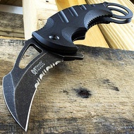 Top Swords MTech Xtreme Tactical Karambit Knife Combat Spring Assisted Open Serrated 833BK