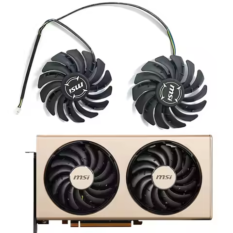 PLD09210S12HH PLD09210B12HH 4 PIN 85MM RX 5700 XT GPU Cooler for MSI RX 5700 XT 5700 EVOKE Graphics 