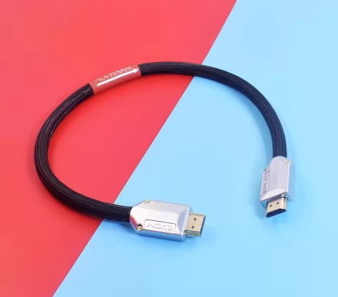 HiFi Hi-end I2S OCC Silver Plating Digital Audio Cable For I2S/IIS DSD Blu Ray DVD, Xbox, DVD GUSTAR