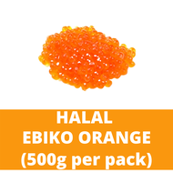 Ebiko Orange (500g)  鱼籽/ 鱼子酱 Sung Tao Frozen Seafood Shrimp Roe Telur Udang