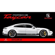 PORSCHE TAYCAN CAR BODY STICKER SET TAYCAN-03