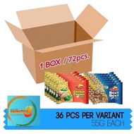 CASE ASSORTED Lucky Me Noodles Chicken Pcs Beef Grams Dbb