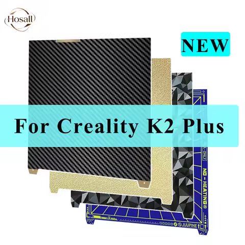 For Creality K2 Plus Build Plate Smooth 350mm Spring Steel Sheet Build Plateform for Creality K2 Plu