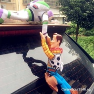 Toy Story Sherif Woody Buzz Lightyear Car Dolls Plush Outside Hang Toy Cute Auto Accessories Car Dec