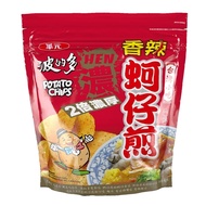 【華元】波的多洋芋片-濃厚蚵仔煎香辣口味 霸王包213g*6包/箱