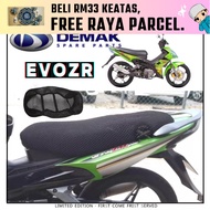 SEAT COVER NET - DEMAK EVOZR EVO ZR SEAT NETT SARUNG KUSYEN JARING PEMBALUT MOTOR SEAT COVER NETT