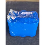 คาปา MAXWELL ของแท้100% 16v. ค่า cca สูง max well รุ่น (maxwell16v.500f.แพ็คสีฟ้า)