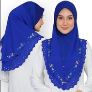 TUDUNG SARUNG/SAOK/INSTANT  FBLUS CLURS/FABULOUS COLOURS SULAM KERAWANG (M)(L)&(XL)