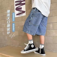 [boy Shorts] (1-14Y) Boys Outer Wear 2025 Cropped Pants Summer Thin New Style boy shorts Trendy Boys