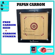 PAPAN CARROM SUPER COMMANDER (TOURNAMENT GRADE) / PAPAN CARROM COMMANDER / FREE STRIKER AND CARROM S