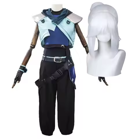 Women Halloween Outfits Game Valorant Jett Cosplay Combat Uniform Costume Or Wig