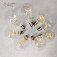 E27แหล่งกำเนิดแสงย้อนยุคเอดิสัน G80G95G125ตกแต่งกระจกหลอดไฟหลอดไฟ LED ประหยัดพลังงานแหล่งกำเนิดแสงสร