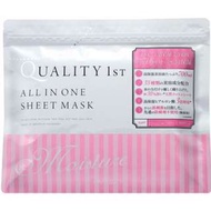 【日本代購】Quality 1st All in One Sheet Mask 7枚-粉色保濕款