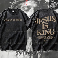 24h Shipping N9THNOVA Christian Jesus Good News God Loves You Washed Pure Cotton T-shirt Vintage 8