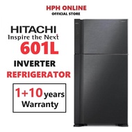 Hitachi Inverter 2 Door Fridge Refrigerator (601L) R-V710P7M-1 Peti Sejuk 电冰箱