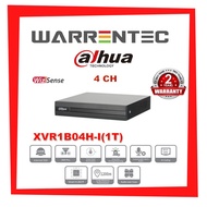 DAHUA 4CH / 4CHANNEL PENTA-BRID 5M-N/1080P COOPER 1U 1SSD 1TB WIZSENSE DIGITAL VIDEO - XVR1B04H-I(1T