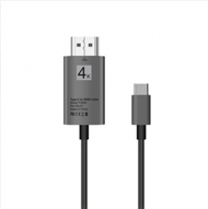 ype-c轉hdmi同屏線 支援4K 鋁殼USB3.1投屏高清線type-c to hdmi（黑色）