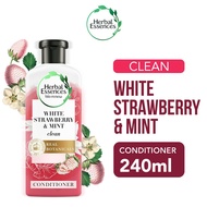 Herbal Essences Bio: Renew White Strawberry & Mint Clean 90% Natural Origin Conditioner 240 ml