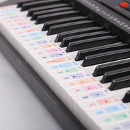 Children Piano Keyboard Sticker Electronic Piano Piano Keyboard Sticker 88-Key Piano Sticker Color P