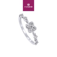 HABIB Diamond Ring in 585/14K White Gold 268471223