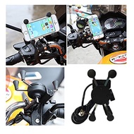 HP MOUNTING HOLDER X-GRIP MOTORCYCLE HANDPHONE + UNIVERSAL USB CHARGER PORT