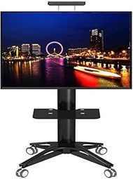 TV stands Pedestal Bracket Rolling TV Cart Mobile With Wheels, For 32 To 70 Inch Lcd Led Plasma Flat Panel Screen Height Adjustable,Black,Load 80Kg beautiful scenery