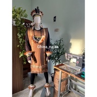 Modern Adult Dayak/Papua Costume. Carnival/ Dance Costume (Only Costume)