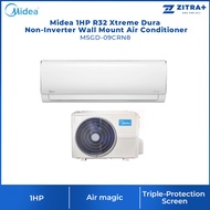 Midea 1HP R32 Xtreme Dura Non-Inverter Wall Mount Air Conditioner  MSGD-09CRN8 | Prime Guard | Air Magic | Cold Catalyst Filter | Flash Cooling | Smart Diagnosis | WIFI Control | Air Conditioner with 2 Year Warranty