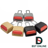 BST 2PCS Universal Car Seat Belt Clip Extender Safety Lock Buckle Alarm Stopper Axia Myvi Saga BLM F