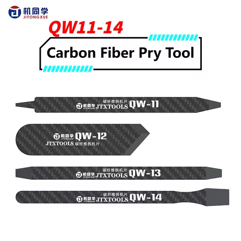 JTX QW11-14 Carbon Fiber Pry Tool Opening Tool High temperature resistance LCD Screen Disassembly Ca