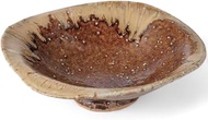 Takumikaze Arita Ware 8.7 inches (22 cm) Plate, American Glazed Walla Flower, 7 inch (7 cm) Deflecti