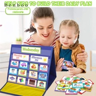 [Kesoto2] SiaBiced Kids Visual Schedule Chart Calendar Daily Routine Chore Chart Visual Behavioral